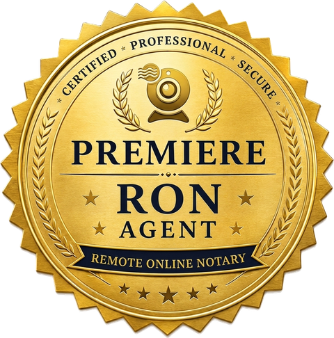 Premiere RON Agent seal — Remote Online Notary